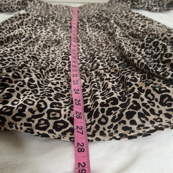 NWT Entro cream and brown cheetah dress. Size S - Picture 6 of 7